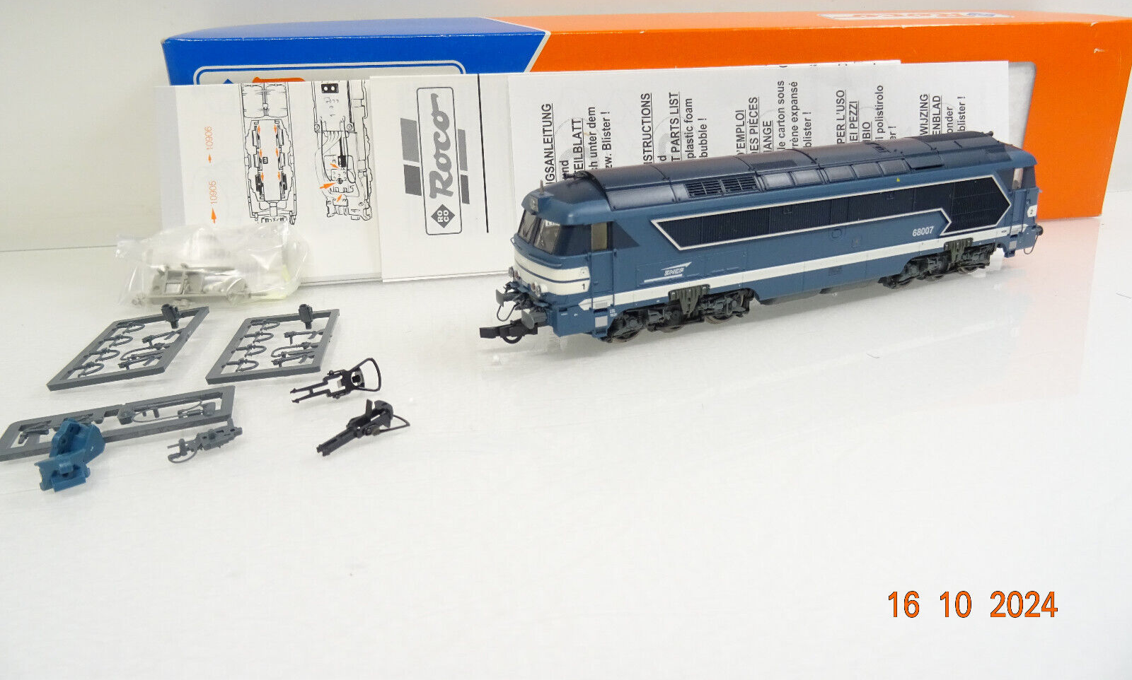 Roco H0 63460 Frankreich Diesellok 68007 der SNCF ESU Digital in OVP LE6460