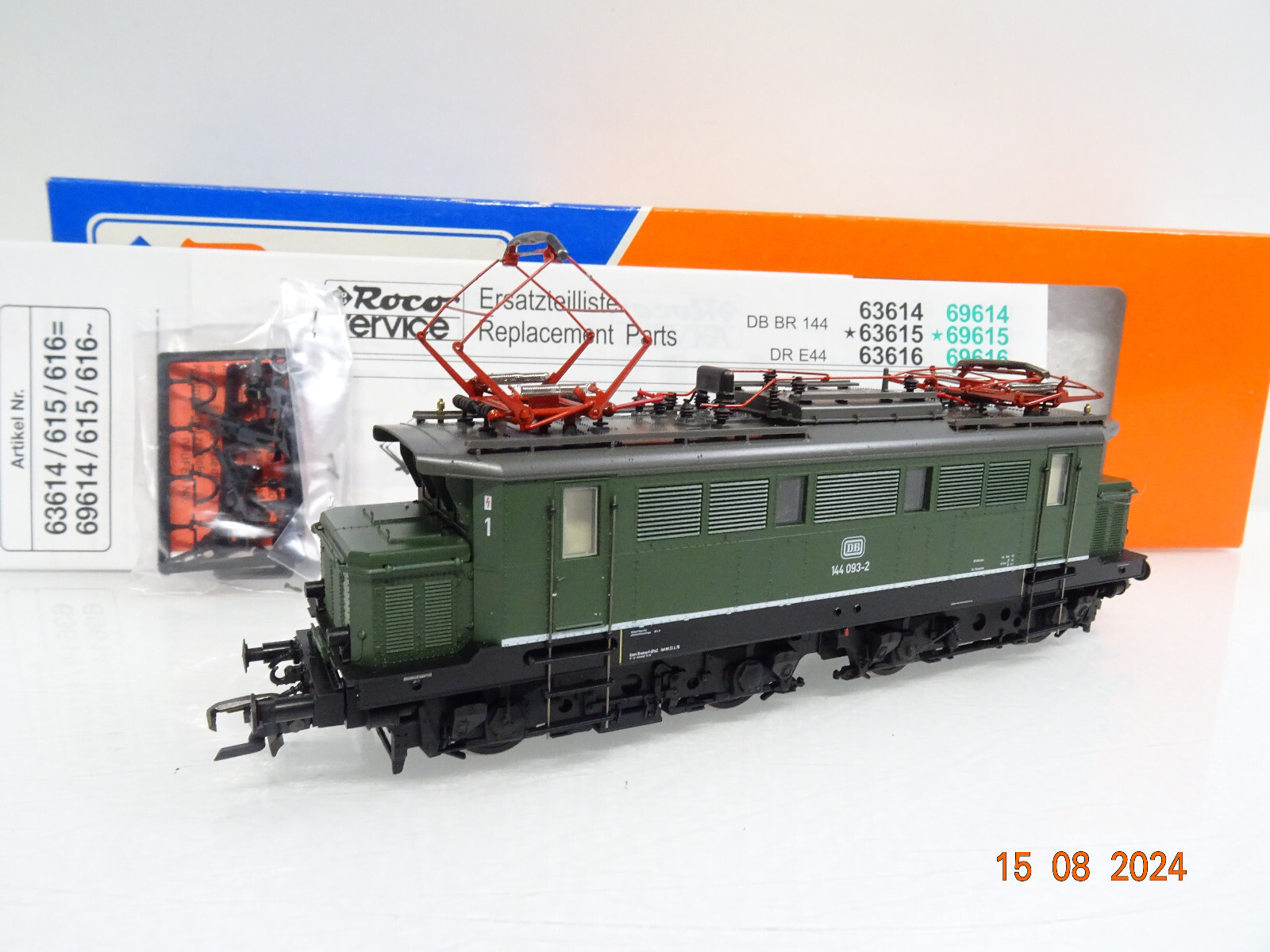 Roco H0 63614 E-Lok BR 144 093-2 der DB mit DSS in OVP LE5188