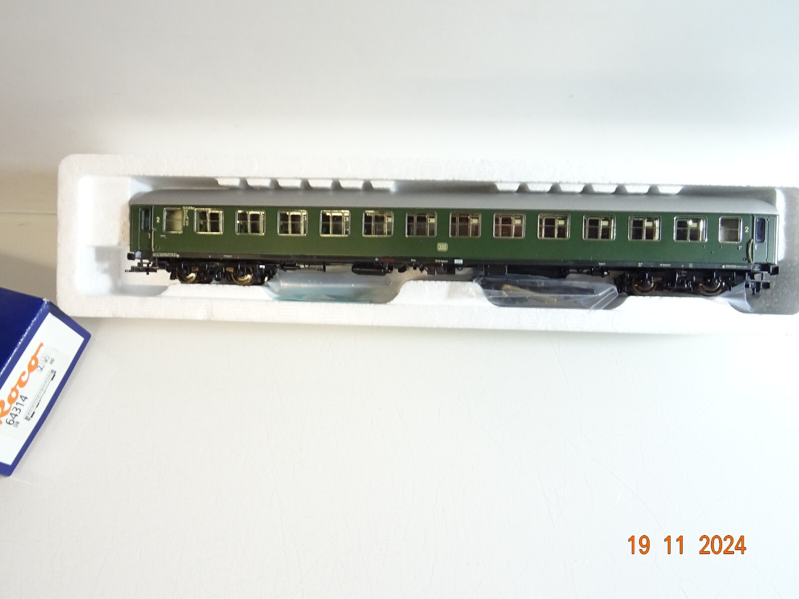 Roco H0 64314 Personenwagen 2. Kl. der DB in OVP PR4009