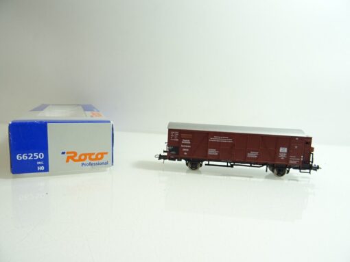 Roco H0 66250 Gedeckter Güterwagen D-UK Fährverkehr der DRG in OVP TF546