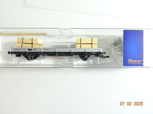 Roco H0 66793 Rungenwagen mit Ladung der SBB in OVP PR6416 – Bild 3