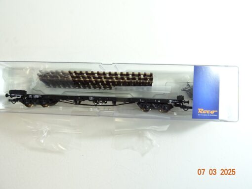 Roco H0 66964 Flachwagen mit Ladung der NS in OVP PR6417 – Bild 3