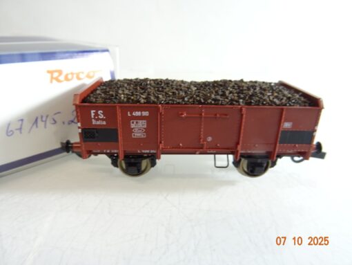 Roco H0 67145.2 offener Güterwagen mit Ladung der FS in OVP RR3776 – Bild 3