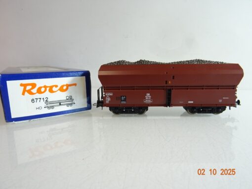 Roco H0 67712 Selbstentladewagen Erz IIId der DB in OVP BH322