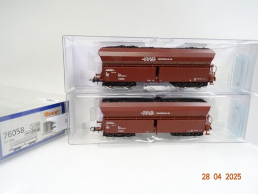 Roco H0 76058 Selbstentladewagen-Set 2tlg. Fals RAG der DB in OVP JL303