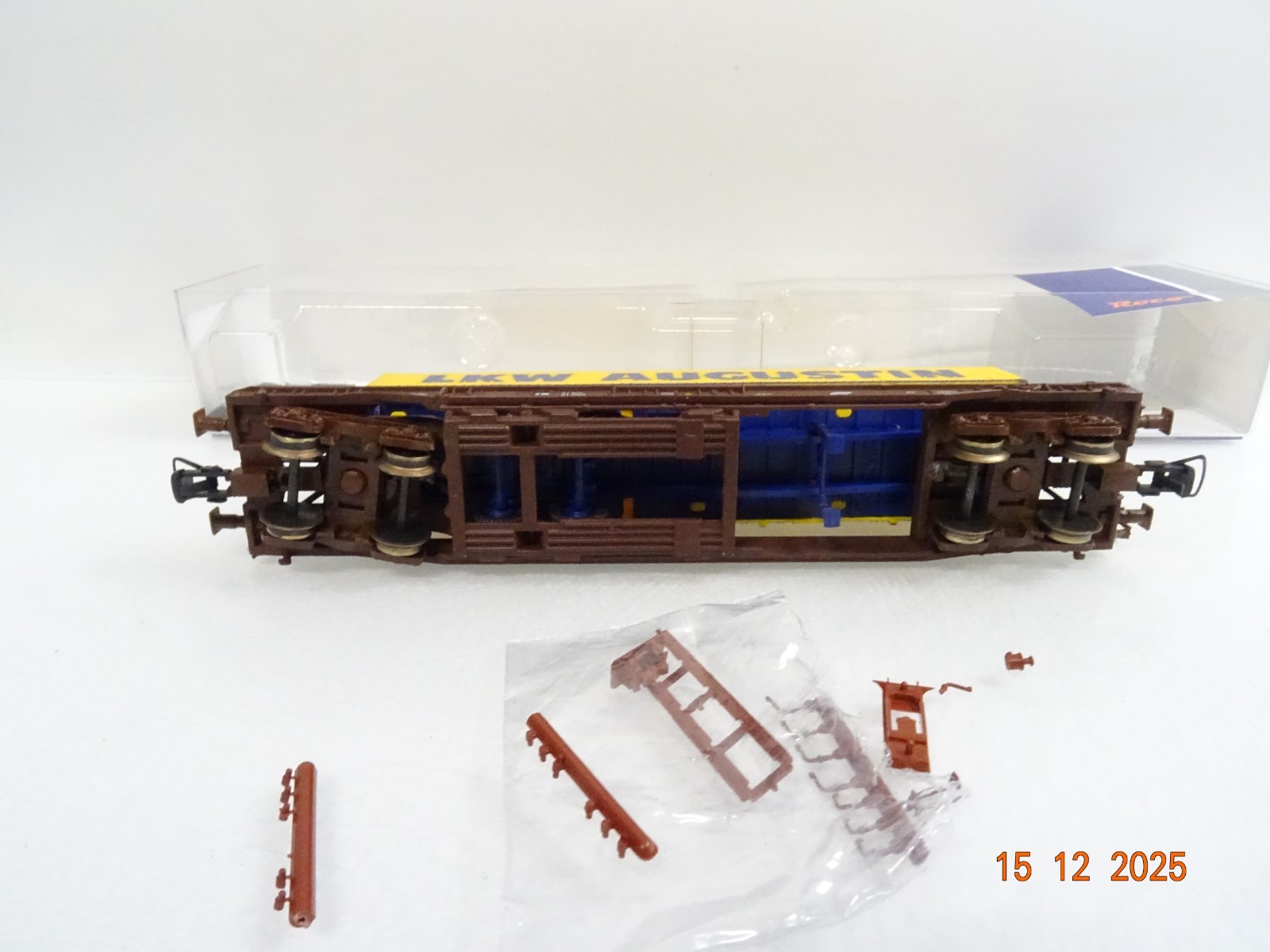 Roco H0 76753 AC Taschenwagen LKW Augustin der ÖBB in OVP RR5658 – Bild 4