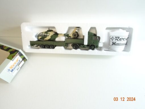 Roco H0 841 Minitanks Sattelzug mit Hubschrauber in OVP PR4505