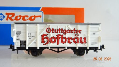 Roco H0 Bierwagen Stuttgarter Hofbräu der DB in EVP PR8678 – Bild 3