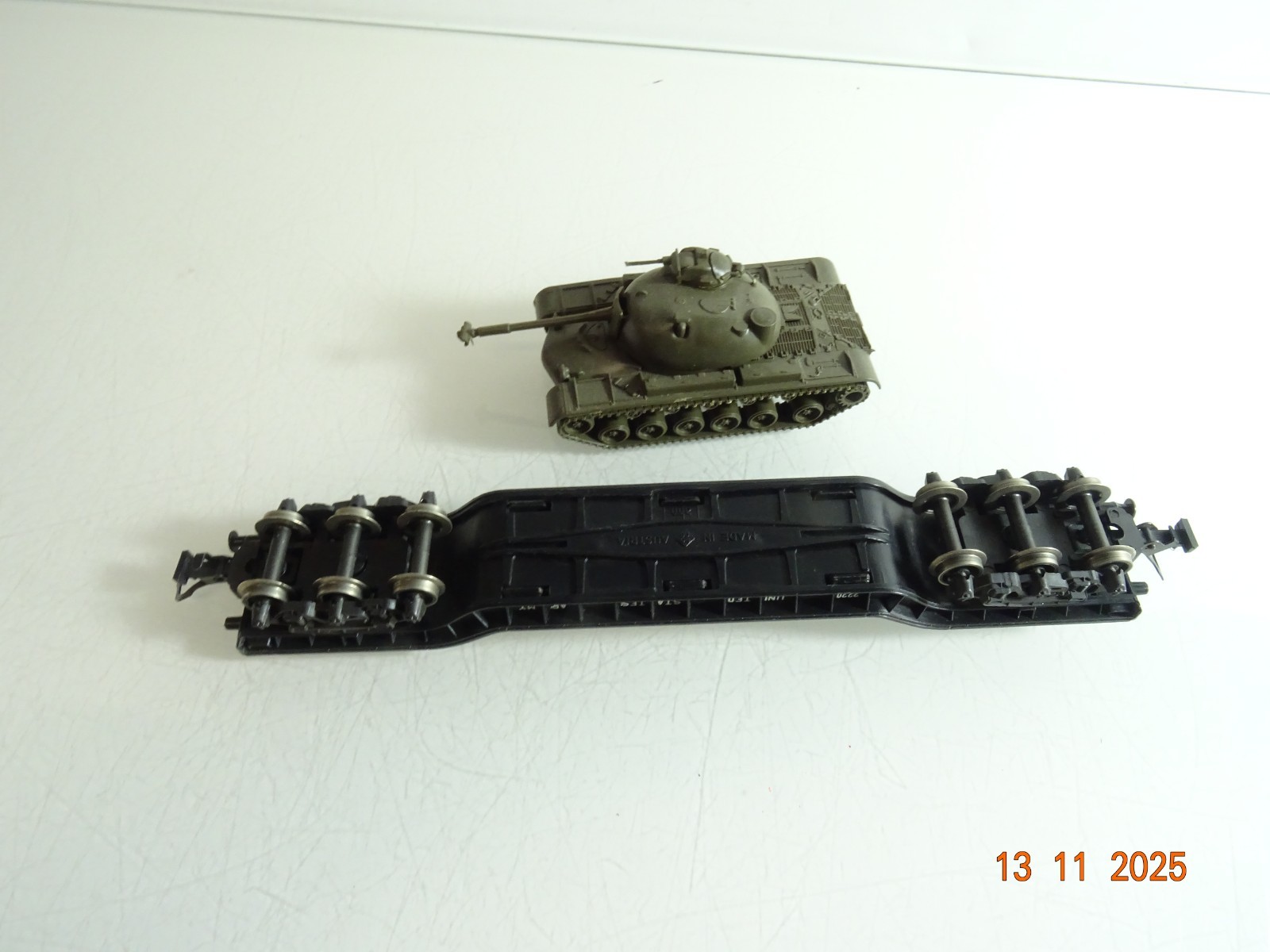 Roco H0 Tiefladewagen united States mit Panzer RR4516 o. – Bild 3