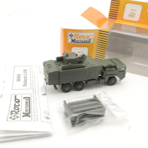 Roco Minitanks 1:87 650 MAN 3A Roland LVB Bundeswehr in OVP RR798 – Bild 3
