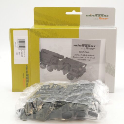 Roco Minitanks 1:87 Bausatz 5057 MAN LKW 7 t gl Artillerie Raketen in OVP QR2924
