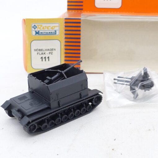 Roco Minitanks 1:87 H0 111 Möbelwagen Flak-Panzer Militär in OVP EX7710 – Bild 3