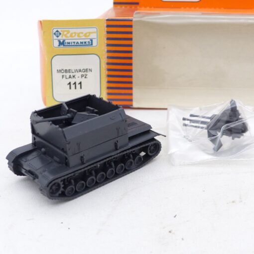 Roco Minitanks 1:87 H0 111 Möbelwagen Flak-Panzer Militär in OVP EX7710