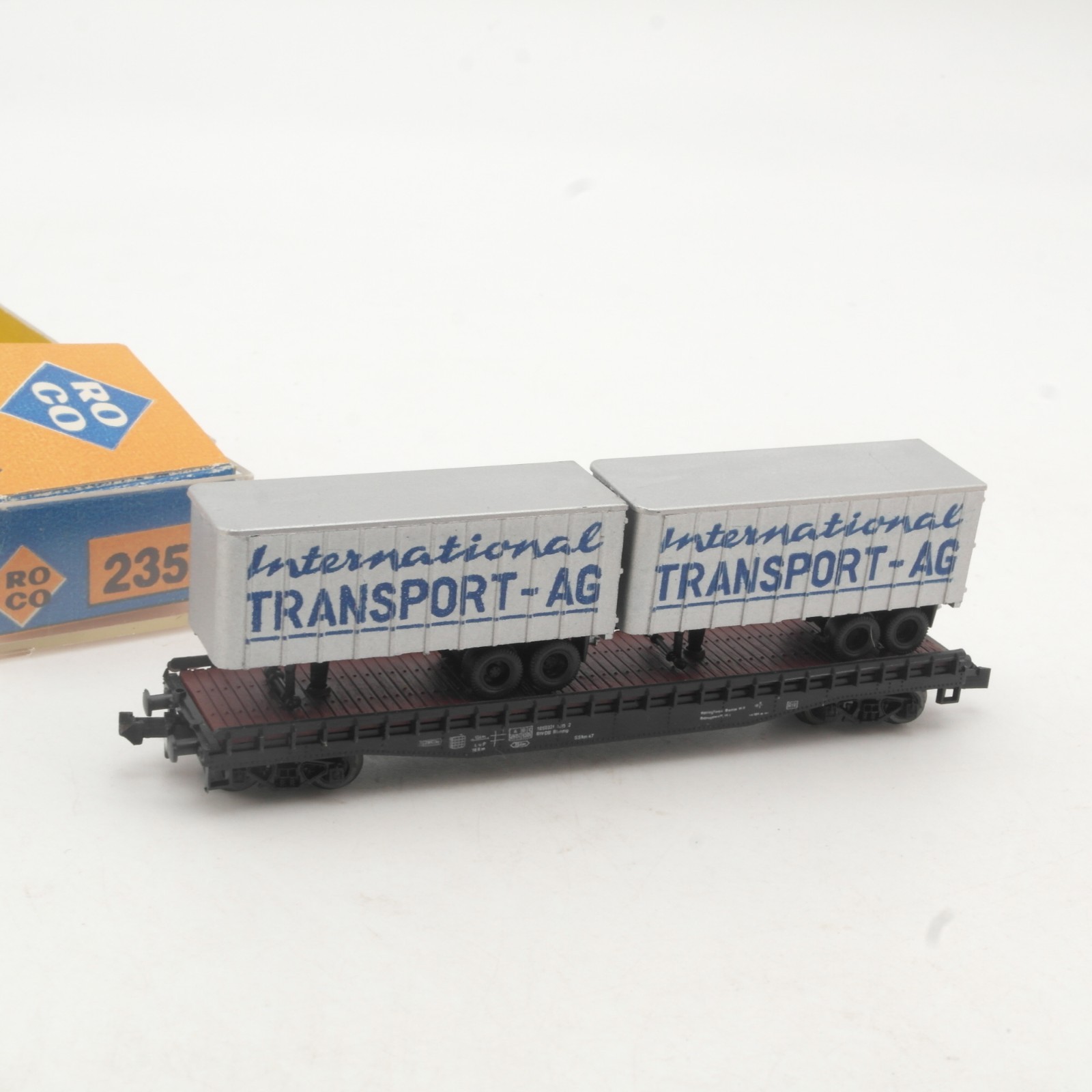 Roco N 2354 Flachwagen International Transport in OVP RR4723 – Bild 3
