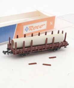Roco N Rungenwagen mit Röhre der DB in OVP RR3963