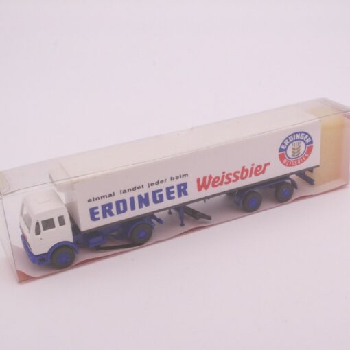 Roskopf 1:87 508 Mercedes Benz 1217 Sattelzug Erdinger Weissbier in OVP EZ7095 – Bild 4