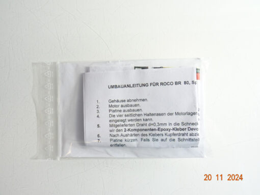 SB H0 28094n Motorisierungssatz für Roco BR 80 siehe Foto CK4199 o.