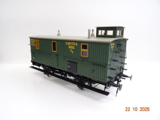 SMT Spur 0 3.26 Postwagen Post C der K.Bay.Sts.B. Messingmodell in OVP JL3775 – Bild 4