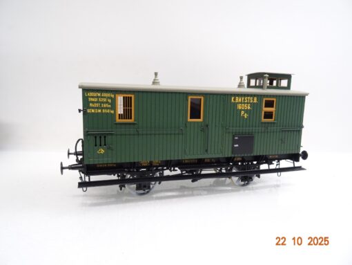 SMT Spur 0 3.26 Postwagen Post C der K.Bay.Sts.B. Messingmodell in OVP JL3775 – Bild 5