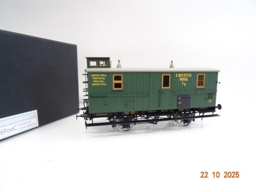 SMT Spur 0 3.26 Postwagen Post C der K.Bay.Sts.B. Messingmodell in OVP JL3775