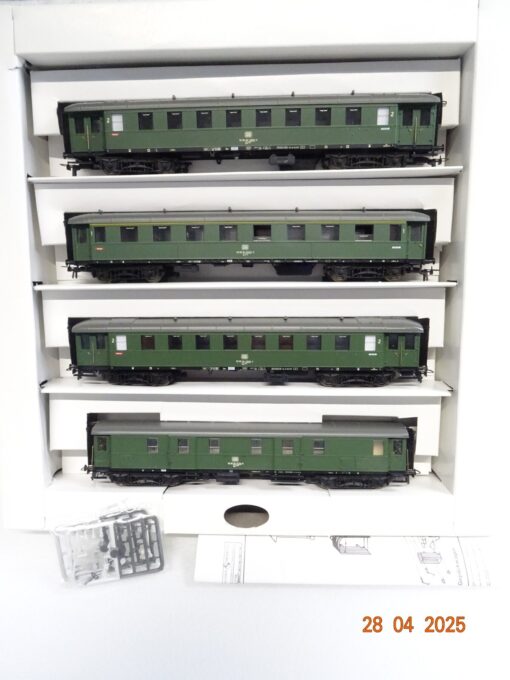 Sachsenmodelle H0 14008 Eilzugwagen - Set 4tlg. der DB in OVP JL337