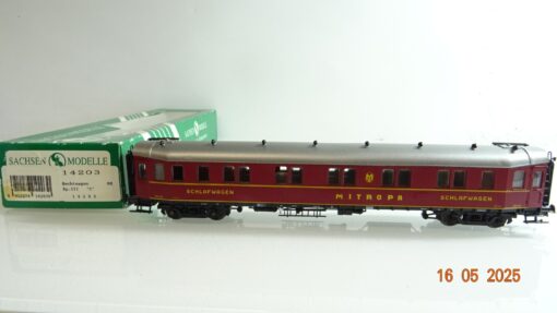 Sachsenmodelle H0 14203 Schlafwagen der Mitropa  in OVP PR7716
