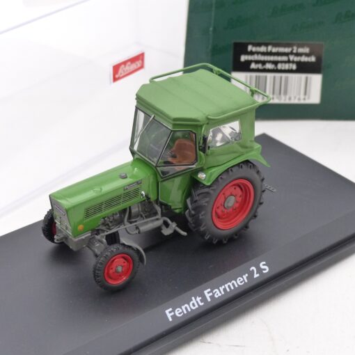 Schuco 1:43 02876 Fendt Farmer 2 Traktor mit geschlossenem Verdeck in OVP EX6552