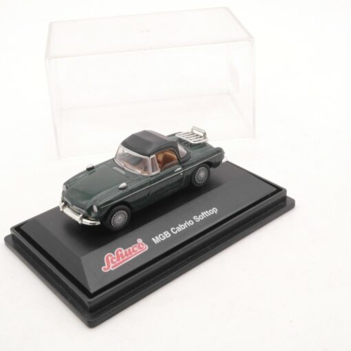 Schuco 1:72 MGB Cabrio Softtop in PC Box RI4028