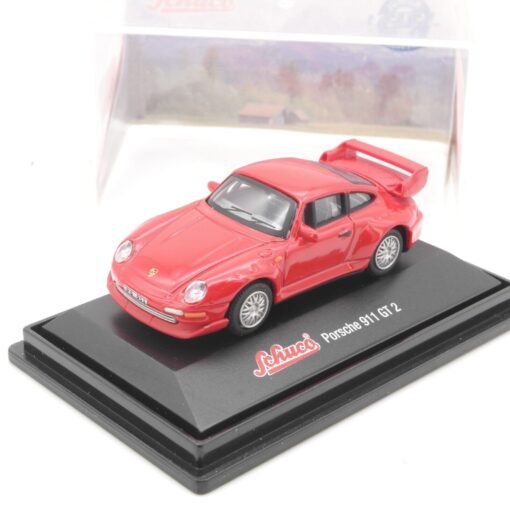 Schuco 1:72 Porsche 911 GT 2 in PC Box QR4600