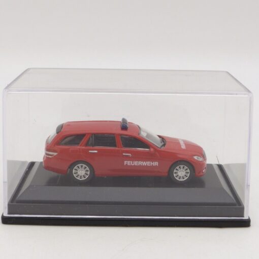 Schuco 1:87 Nr.: 25876 MB E-Klasse T-Modell Feuerwehr, in PC-Box EX1532 – Bild 3