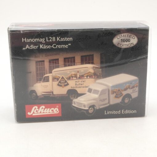 Schuco 1:90 01704 Hanomag L 28 Kasten Adler Käse-Creme in OVP RG7657 – Bild 4