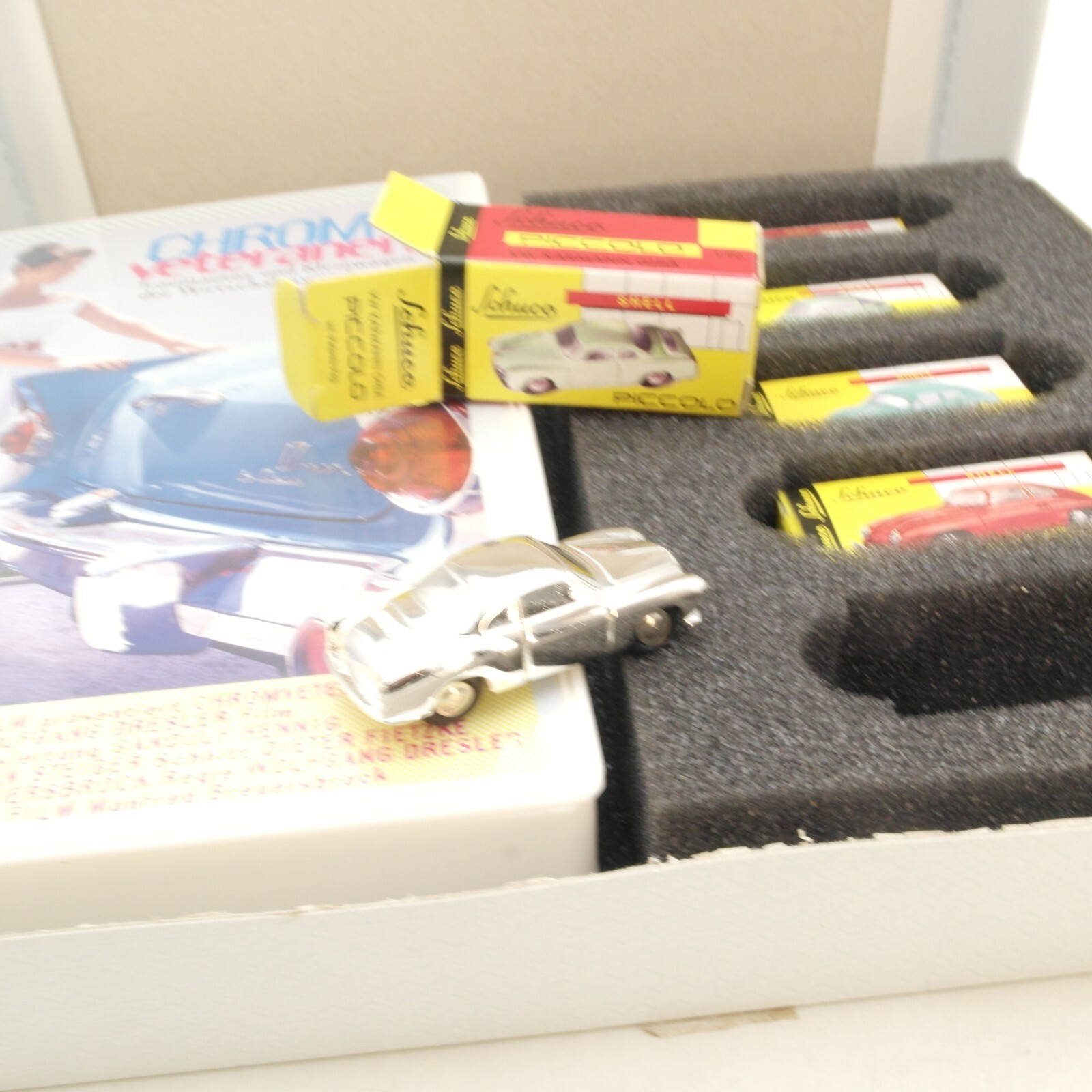 Schuco 1:90 01711 Set Chrom Veteranen limitiert in OVP RG7242 – Bild 5