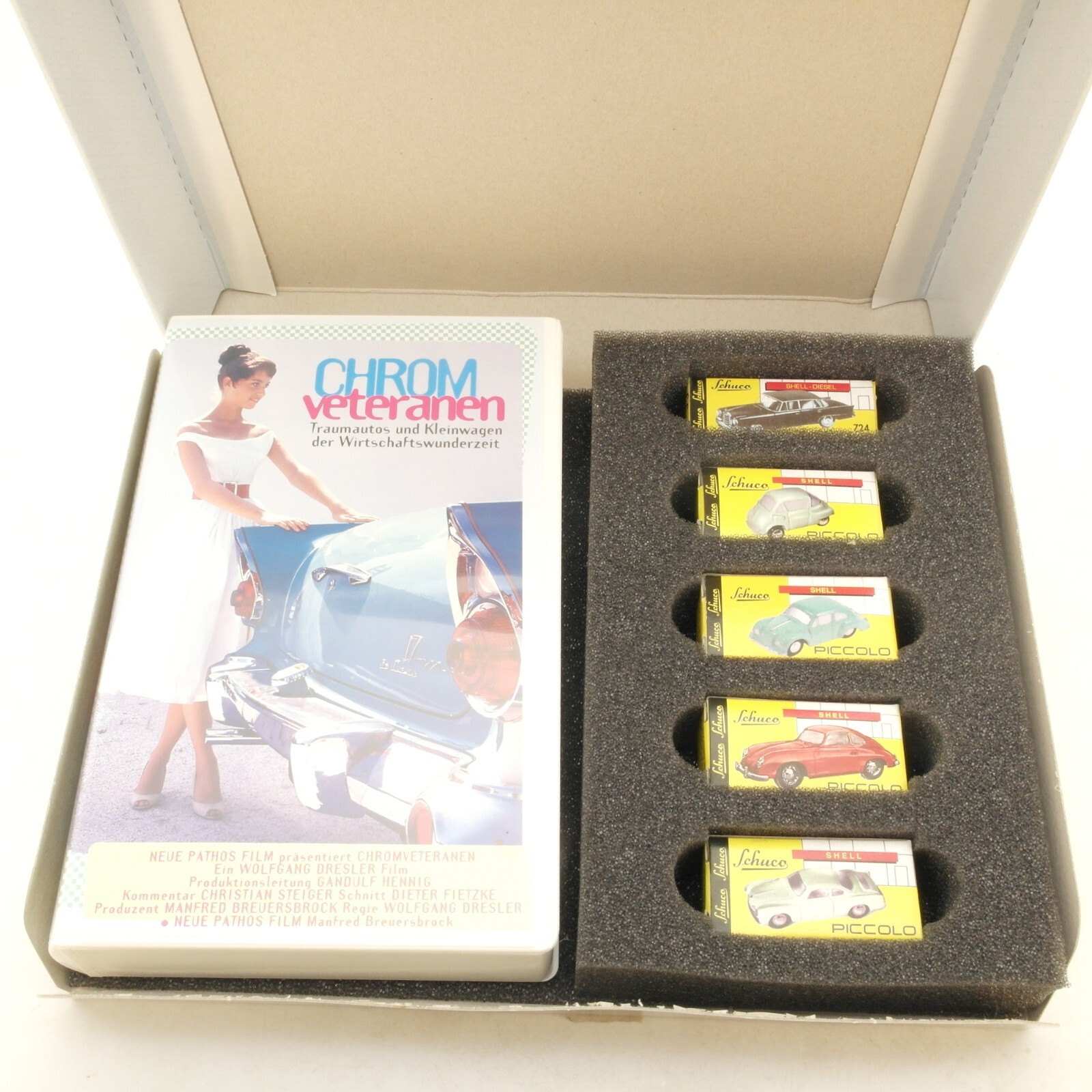 Schuco 1:90 01711 Set Chrom Veteranen limitiert in OVP RG7242 – Bild 6