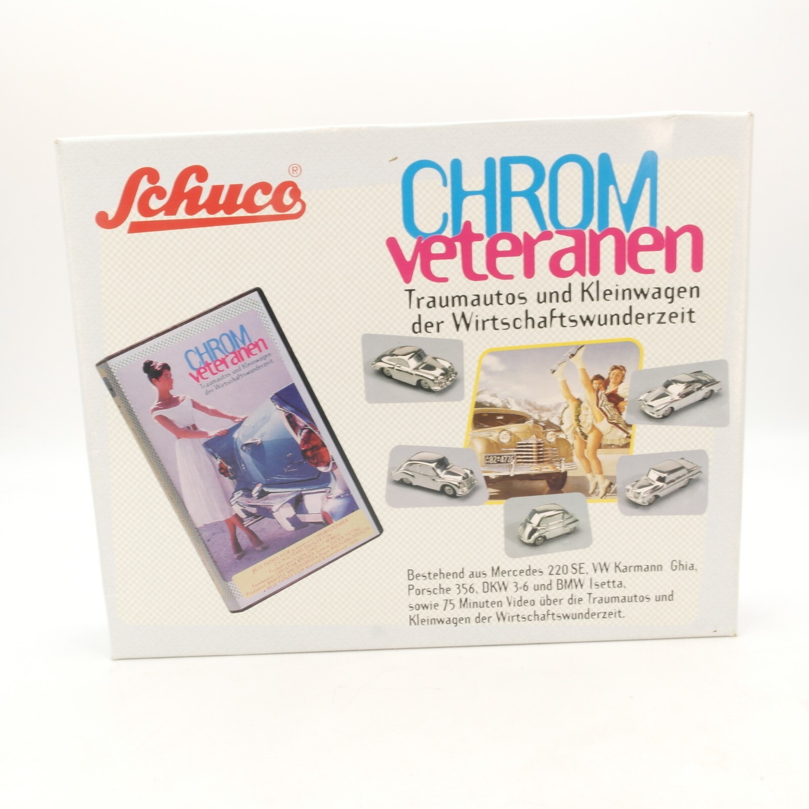 Schuco 1:90 01711 Set Chrom Veteranen limitiert in OVP RG7242