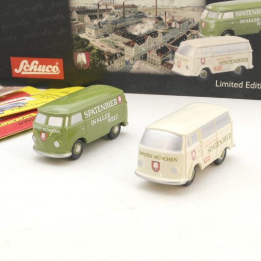 Schuco 1:90 05812 VW T1 Kasten VW T2 Bus Spaten Limitiert in OVP RG7668