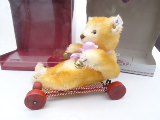 Steiff Baby Bär auf Wagen, Replika 1939/1989, limitierte Auflage in OVP OR8127 – Bild 4