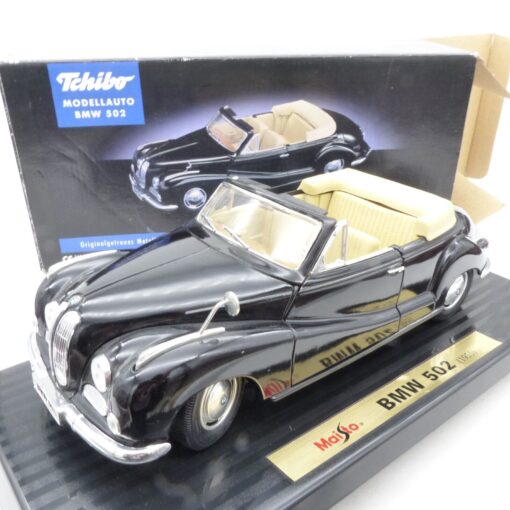 Tchibo / Maisto 1:18 45396 BMW 502 schwarz Baujahr 1955 in OVP EX5179 – Bild 3