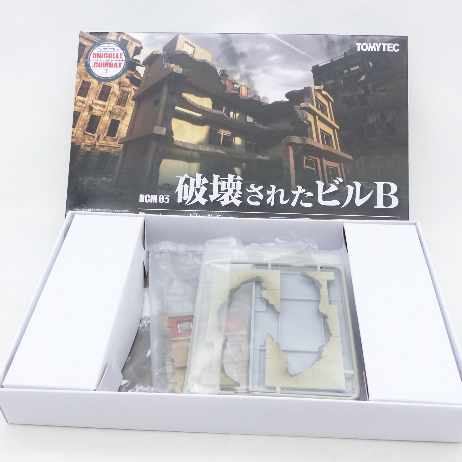 Tomytec 1:144 Bausatz DCM 03 zerstörtes Gebäude in OVP EX6065 – Bild 3