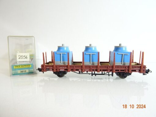 Trix H0 2056 Rungenwagen mit Ladung der DB Umbau Intern. in OVP PR3343 – Bild 3