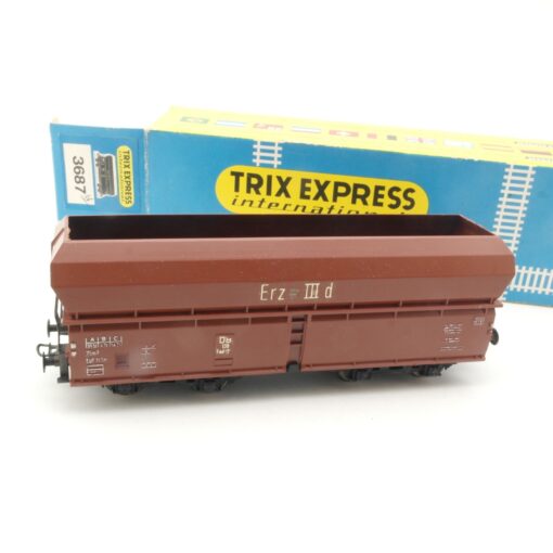 Trix H0 3687 Selbstentladewagen Erz der DB in OVP RR1519 – Bild 3