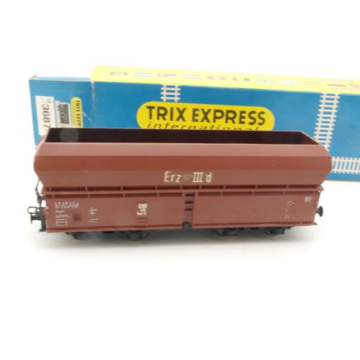 Trix H0 3687 Selbstentladewagen Erz der DB in OVP RR1520 – Bild 3