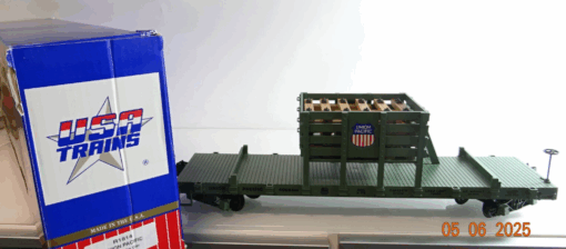 USA Trains Spur G R1814 Rail & Tie Car in OVP CK8673