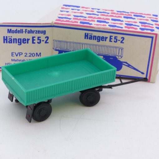 VEB Berlinplast 1:87 Nr.: 5457963/536/01504 Hänger E 5-2 hellgrün, in OVP EB4964 – Bild 3