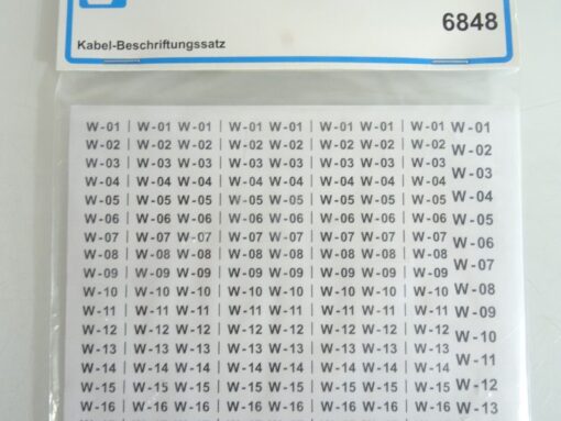 Viessmann 6848 Kabel-Beschriftungssatz neuwertig in OVP QR6324 – Bild 3