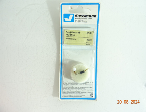 Viessmann H0 6501 Kugelwandleuchte Ersatzbirne 6220 in OVP CK2970