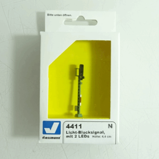 Viessmann N 4411 Licht Blocksignal mit 2 LEDs siehe Foto in OVP PK491