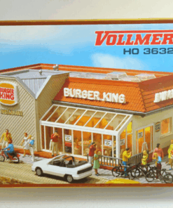 Vollmer H0 3632 Bausatz Burger King Restaurant neuwertig in OVP AR8052
