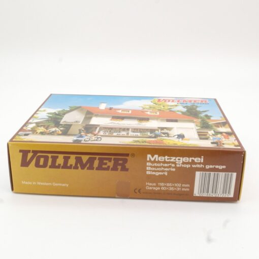 Vollmer H0 3722 Bausatz Metzgerei Kost neuwertig in OVP QR4183 – Bild 3