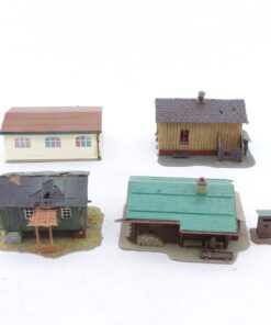 Vollmer H0 4er-Set ältere Gebäude aus Anlagenrückbau siehe Bilder o. EX7018
