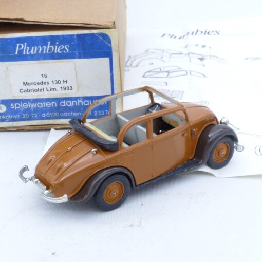 Western Models 1:43 Plumbies 16 Mercedes 130 H Cabriolet 1933 in OVP EX7953 – Bild 3